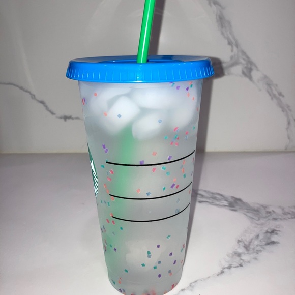 Starbucks Color Changing Confetti Cup - Picture 2 of 3